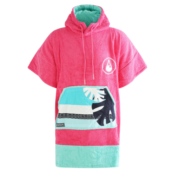 Kids Pink Wave Poncho Wave Hawaii