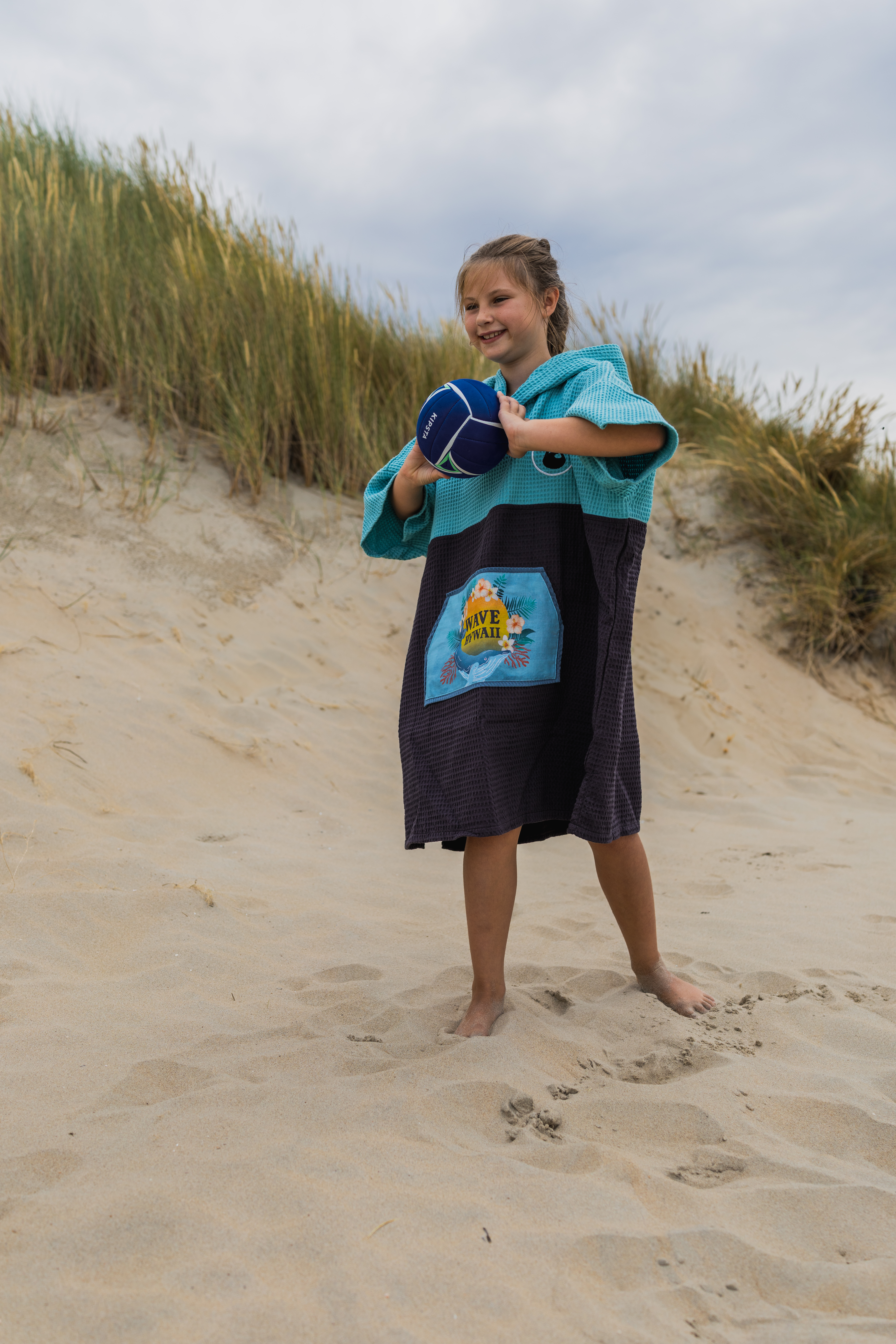 Pahoa Kids Travel Poncho Wave Hawaii - obrazek 4